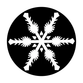 Apollo Design 3230-BR Snowflake Size B