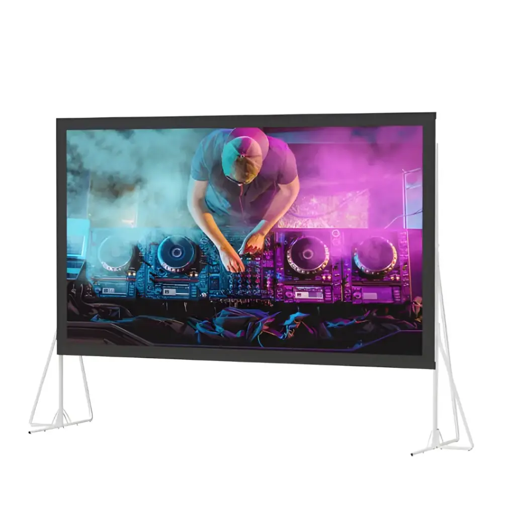 [rental-da-lite-fast-fold-screen-12x7] Da-Lite 12'x7' Fast Fold NXT Dual Surface Screen