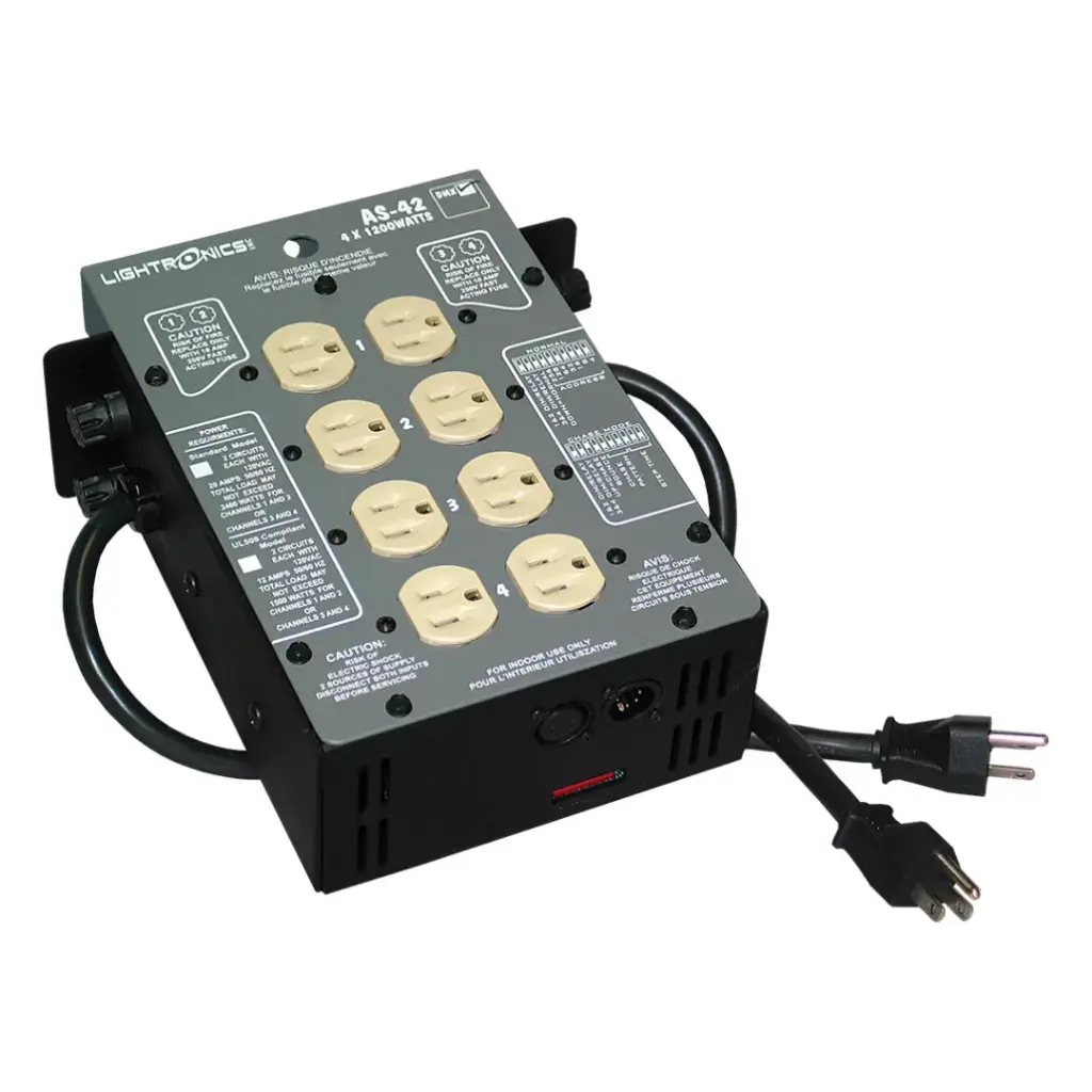 [rental-lightronics-as42d] Lightronics AS42D 4ch Dimmer