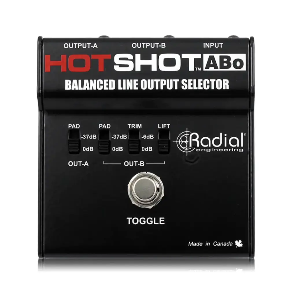 Radial Hot Shot ABi Balanced Line Input Selector