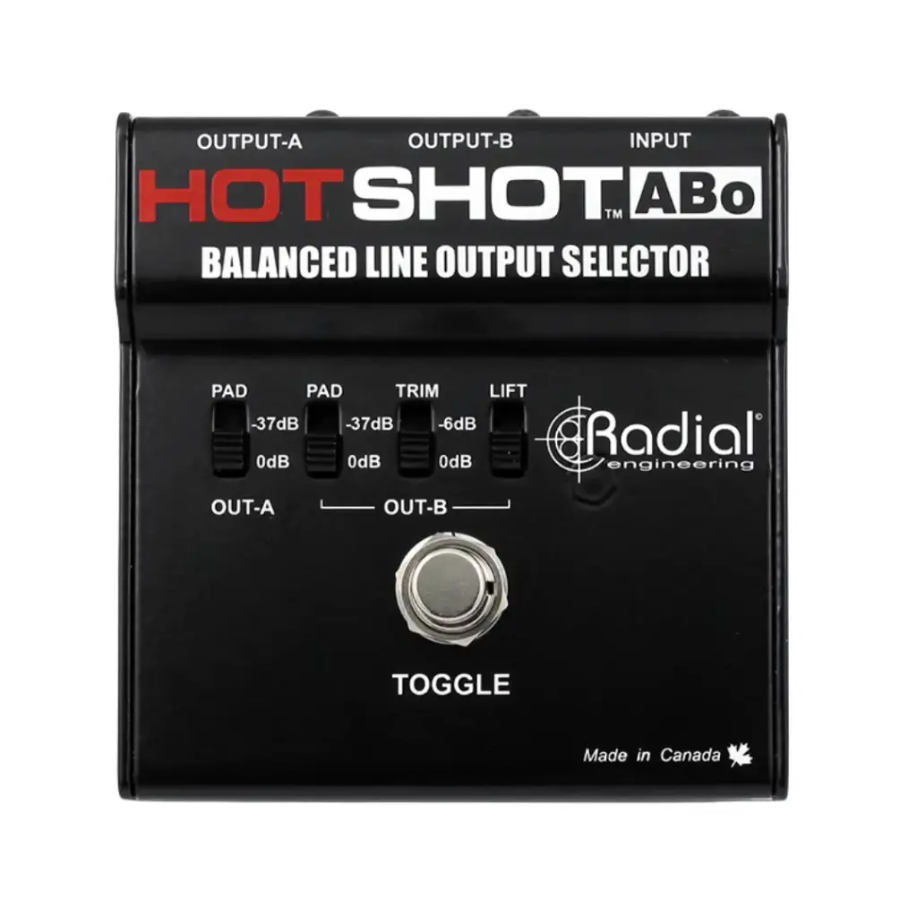 [rental-radial-hotshot] Radial Hot Shot ABi Balanced Line Input Selector