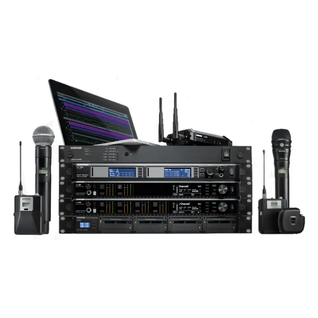 Shure Axient Digital Wireless Microphone System (8 Channel Rack)