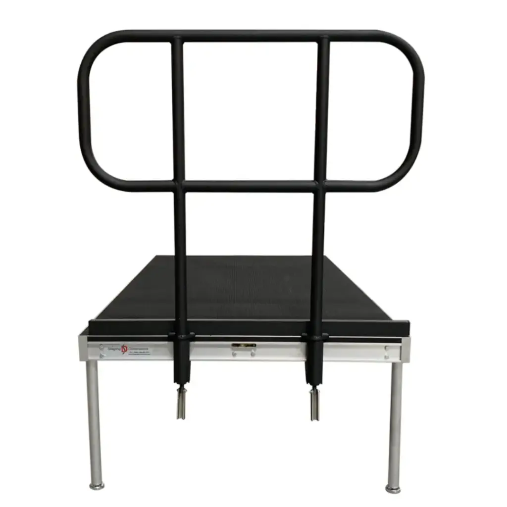[rental-guardrail - Size - 4'] Staging Dimensions - Guardrail - Size - 4'