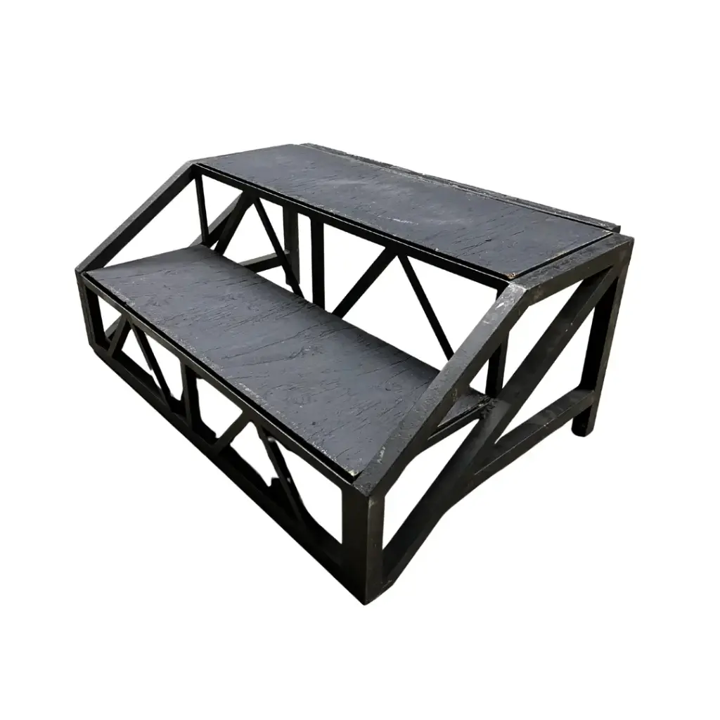 [rental-steel-stairs-height-16] Steel Stairs - Height - 16"