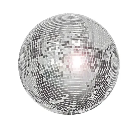 [rental-omnisistem-mirrorball-24in] 24" OmniSistem Mirror Ball with Motor