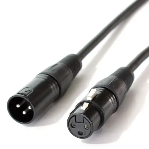 [3pin-dmx - Length - 25'] 3pin DMX Cable - Length - 25'