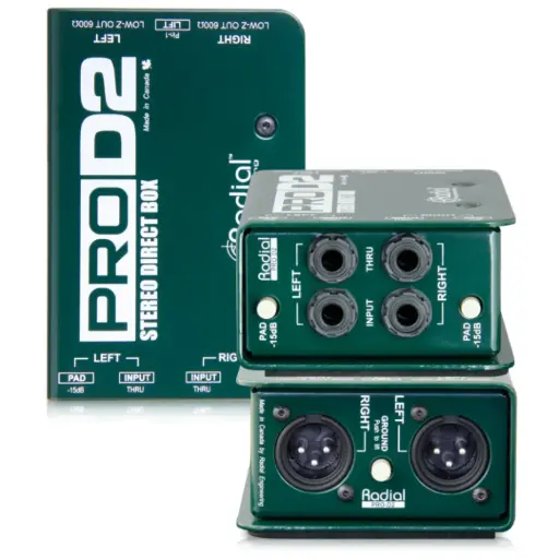 [rental-radial-pro-d2] Radial PRO D2 Stereo Direct Box